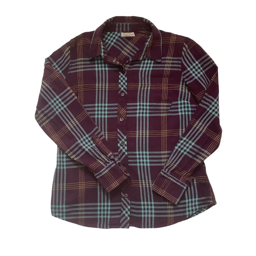 LUCKY BRAND BUTTON DOWN LONG SLEEVE PLAID SHIRT/ Size Medium